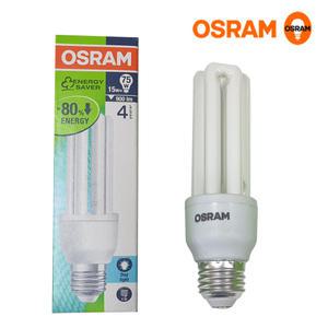 오스람 OSRAM E15EX-D 15W 주광색 형광등 전구