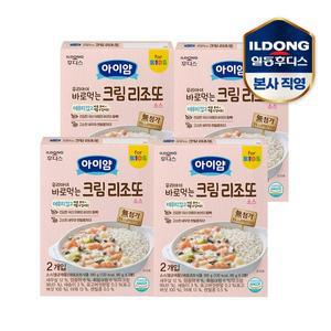 [일동후디스]아이얌 우리아이 바로먹는 크림 리조또 소스 180g 4개