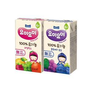 [매일](리뉴얼) 요미요미 주스 24입(과일믹스 12입+블루베리포도 12입)