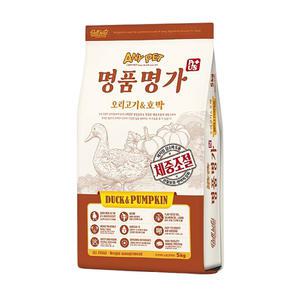 명품명가 플러스 오리와 호박 5kg 강아지 다이어트사료