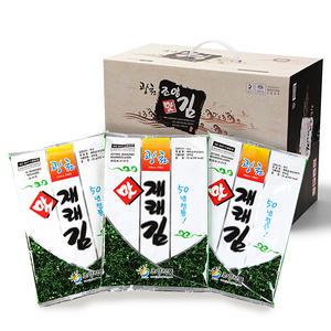 진짜 맛있는 김, 광천조양맛김 재래 조미 전장김 30봉