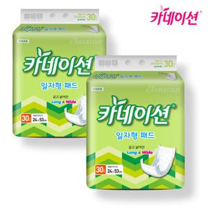 카네이션 속기저귀 일자 일반 30매 2팩 (60매) S1