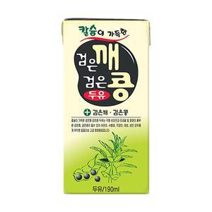 서울우유 검은깨.검은콩 두유190mlx24개/멸균우유 우유