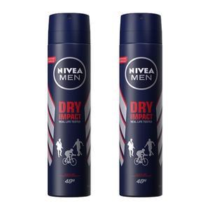 니베아 맨 드라이 임팩트 스프레이 데오드란트 200ml x2