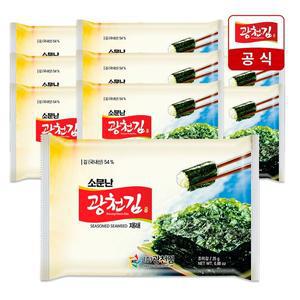 [광천김] 소문난 광천김 재래전장김 10봉