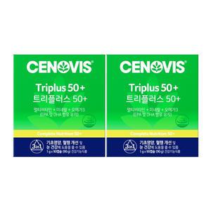 세노비스 트리플러스50+, 90캡슐, 2개