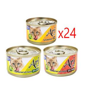 아리캔 80g X 24캔 태비토퍼 고양이캔