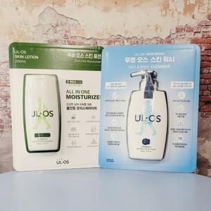 우르오스 남성용 올인원 스킨 로션 200ml(지복합성피부용) + 스킨워시 500lml 총 2개발송