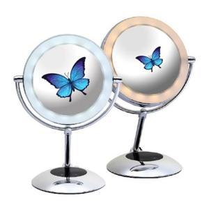 HM-469 스마트LED 양면거울 LED투컬러 탁상거울 LED거울 스마트거울 화장거울 미용거울 양면거울