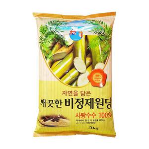 깨끗한 비정제 원당 3kgx4개/1BOX