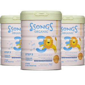 유기농분유 쏭스오가닉 베이비 3단계 750g(3캔)