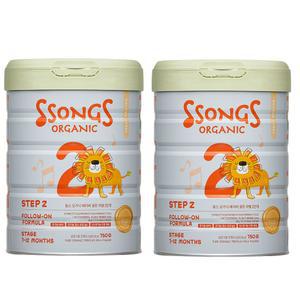 유기농분유 쏭스오가닉 베이비 2단계 750g(2캔)