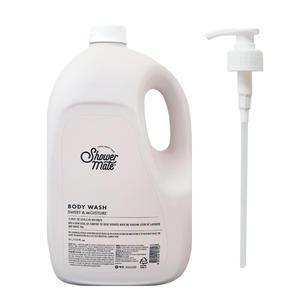 샤워메이트 스위트 모이스처 대용량 바디워시 4000ml  + 펌프 리필용