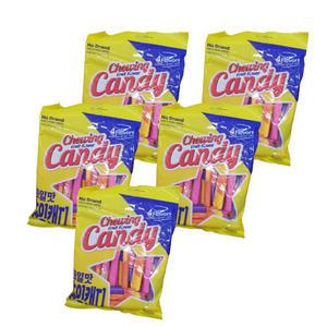 노브랜드 과일맛 츄잉캔디 170g x 5팩 후식사탕 후르츠카라멜