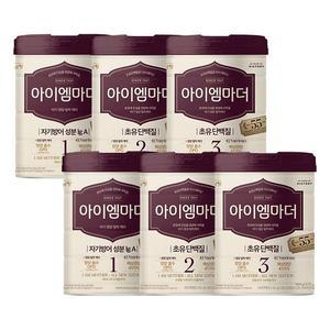 23년 리뉴얼 아이엠마더 123단계 800g x 6캔 모음