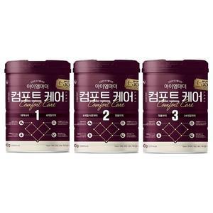 리뉴얼 아이엠마더 컴포트케어 1 2 3단계 800g x 3캔 모음