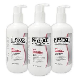 피지오겔 레드 수딩 AI 바디로션 보습로션 400ml 3개
