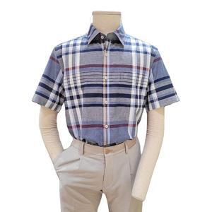 갤러리아 [닥스셔츠] 25SS 체크 캐쥬얼 반소매 셔츠 DS3SHCS130G1A