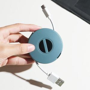 [RGL75SOU]편리한 회전 USB 이어폰 케이블 선 정리 용품
