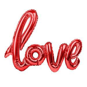 [RG83MO02]필기체 러브 LOVE 은박풍선 레드 호일풍선