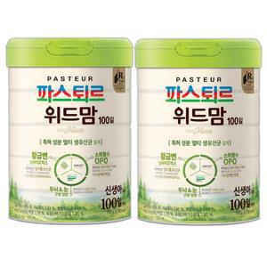 파스퇴르 위드맘 신생아 100일분유 750g(2캔)
