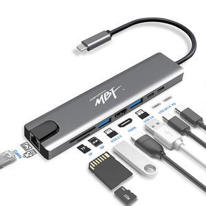 USB3.0 C타입 8 in 1 멀티 허브 컨버터 MBF-UC8IN1S [H@lu]