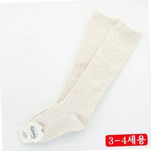 [RGP84OT7]아동용 니삭스양말 3 1켤레 4세용 꽈배기골지