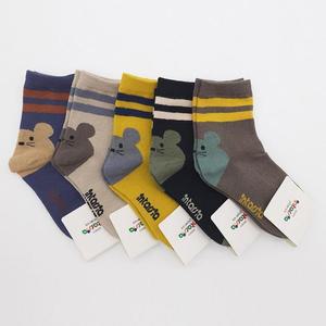 [XBIHIJ81]아동양말 세트 링글 마우스 5켤레 묶음