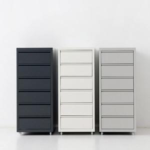 인터데코 철제서랍장 6단서랍장 케비닛 MK30926