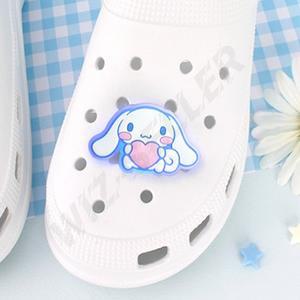 산리오 시나모롤 LED불빛 반짝이 슈즈참 실내화장식 슬리퍼파츠 귀여운 어린이 캐릭터 유치원 악세사리 초