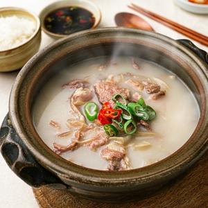 국내산 고기로 만든 가마솥 소머리 곰탕 600g x 4개