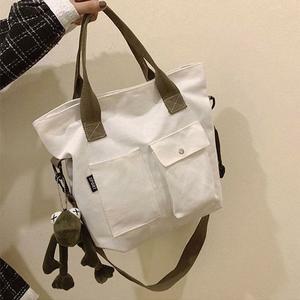 [라일리] Rly 데일리 심플 패브릭 숄더 크로스백 남녀공용 에코백