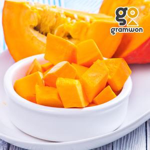냉동 단호박 탈피 다이스 5KG 대용량 조각 손질 호박죽 이유식