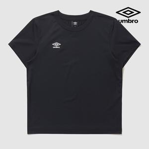 [엄브로] 베이직 폴리 스판 우먼스 반팔 티셔츠 UQ122SRS13 BLK