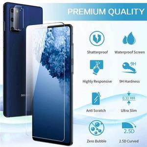 삼성 갤럭시 S20 FE 5G 스크린 보호대 후면 카메라 렌즈 유리 필름, 6 in 1 강화