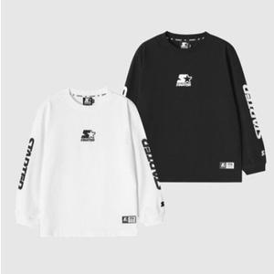 갤러리아 [스타터블랙라벨키즈]멀티 로고 롱 슬리브ST251ILS03_WHITE/BLACK