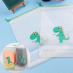 [라일리] Rly 여행 옷파우치 비닐주머니 옷 대1P 공룡 의류 세면도