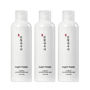 본코리아 엔젤파우더 클렌징파우더 대용량 150g x 3병 탄산효소세안제