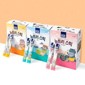 [1p당190원] 동원 뉴트리플랜 뉴트리스틱 14g x 200p 3종모음 츄르 고양이간식 짜먹는간식