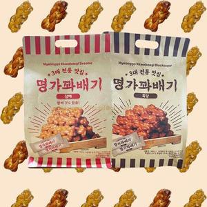 명가꽈배기 참깨 500g,1개 개별포장 과자 간식 대용량 무료배송