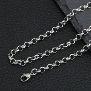 [셀러허브]남자체인목걸이 써지컬스틸 남녀공용 목걸이(5mm) (3hsND) (S31474116)