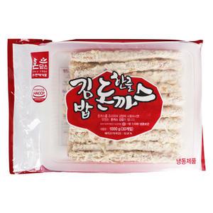 한맥 김밥용돈까스 1kg(28개입) /냉동