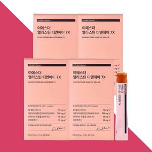 여에스더 엘라스틴 초저분자 콜라겐 디엔에이7X 14포X4박스