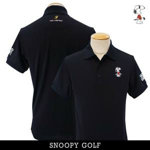 SNOOPY GOLF 스누피 골프 GOOD GRIEF 퍼 조 쿨스누피 quotZERO AQUAquot남성 반 폴로 셔츠
