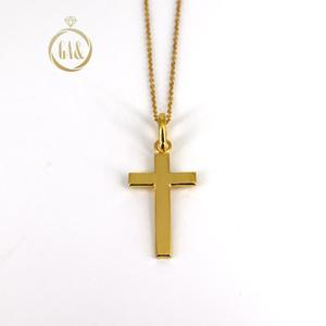 [가앤] 24k순금 유광 십자가 목걸이 메달 펜던트 7.5g