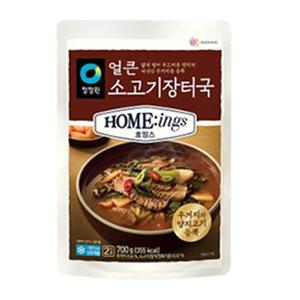[장보기]청정원 호밍스 얼큰소고기장터국 700g, 1개