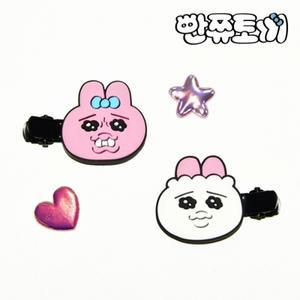 빤쮸토끼 헤어클립 2P 세트 - 빤쮸
