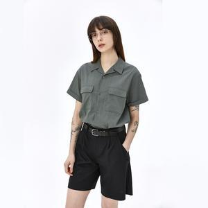 컨스트럭션 [ 99,0]컴포트 포켓 셔츠_그레이