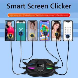 오토클리커 스마트폰 휴대폰 자동터치 택시지지기 화면 자동 리모콘 디지털 디스플레이 RGB 조명 게임 쇼핑