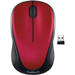 Logitech M317 무선마우스 USB리시버 2.4GHz 1000DPI - red